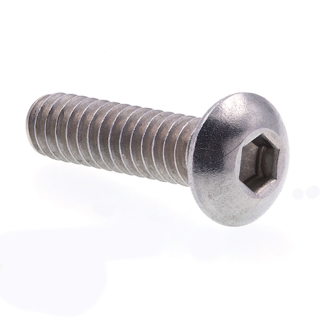 Prime-Line #10-24 Socket Head Cap Screw, Button, Plain Stainless Steel, 3/4 in Length, 10 PK 9169287